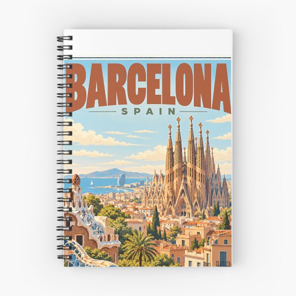 Item preview, Barcelona Spain Travel Tourist Vacation European City designed and sold by HumansStuck12.