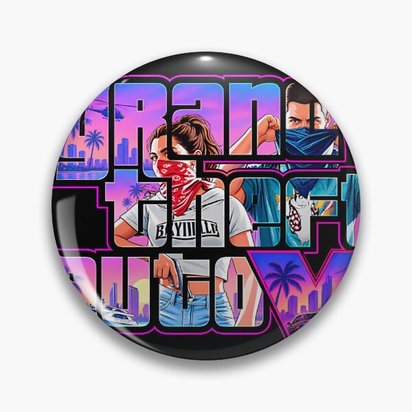 Item preview, Gta 6 Vice City Fan Art designed and sold by LelandMraz.