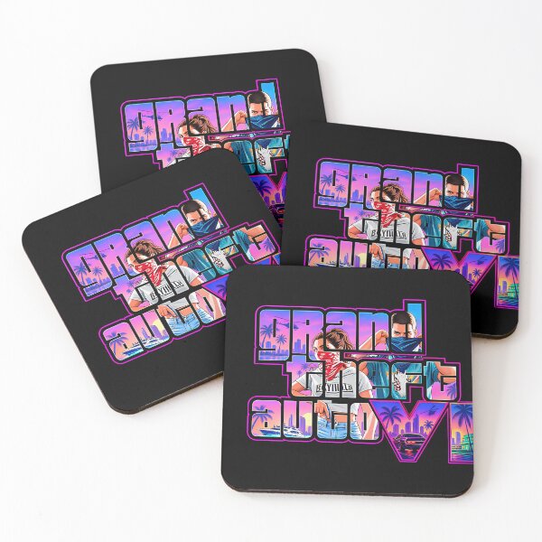 Item preview, Gta 6 Vice City Fan Art designed and sold by LelandMraz.