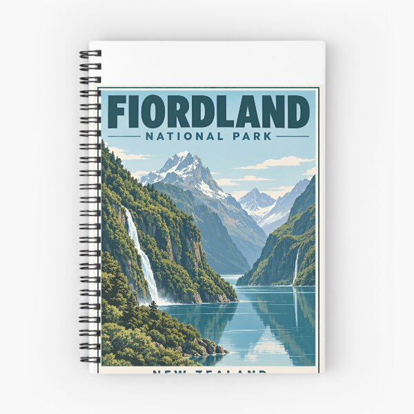 Item preview, Fiordland National Park New Zealand Travel Landscape Adventure designed and sold by SkeletonsDanger.