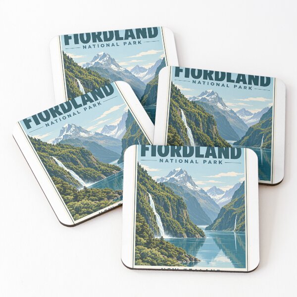 Item preview, Fiordland National Park New Zealand Travel Landscape Adventure designed and sold by SkeletonsDanger.