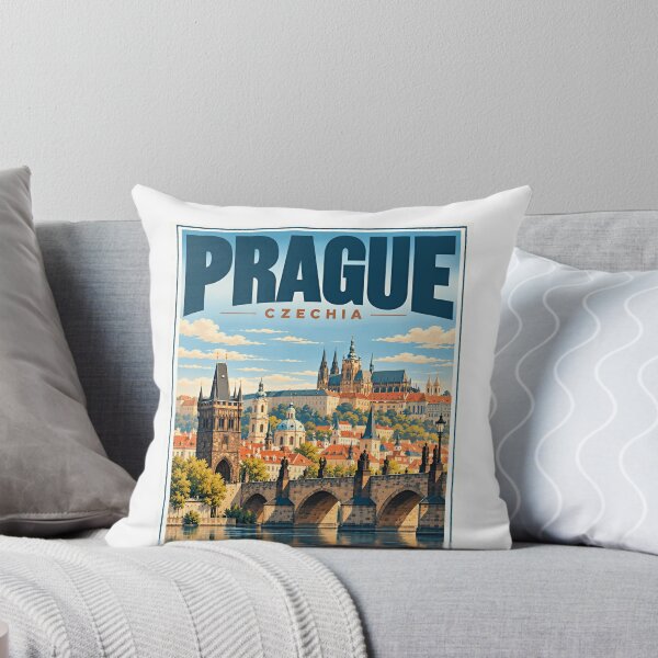 Item preview, Prague Czechia European Travel Vacation Tourist designed and sold by SkeletonsDanger.