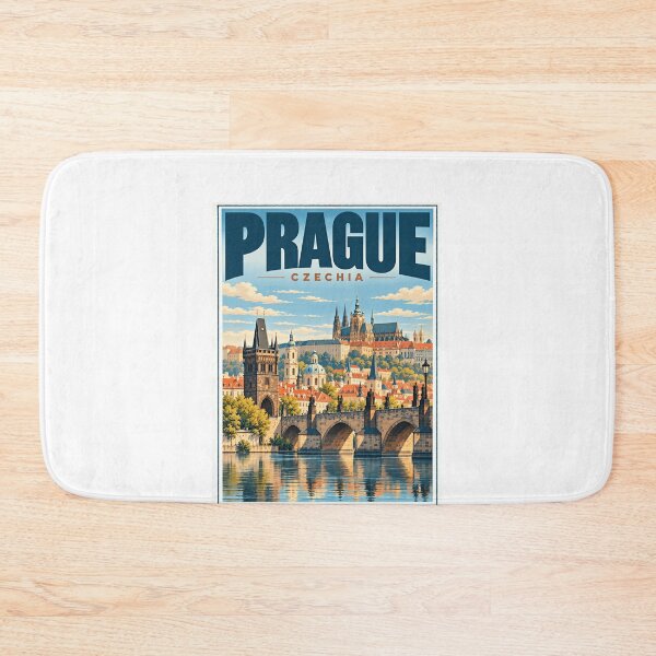 Item preview, Prague Czechia European Travel Vacation Tourist designed and sold by SkeletonsDanger.