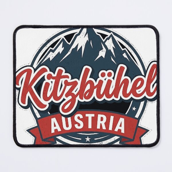 Item preview, Kitzbühel Austria Mountain Ski Resort Retro Alps Graphic Classic T-Shirt designed and sold by BlaqboyDesigns.