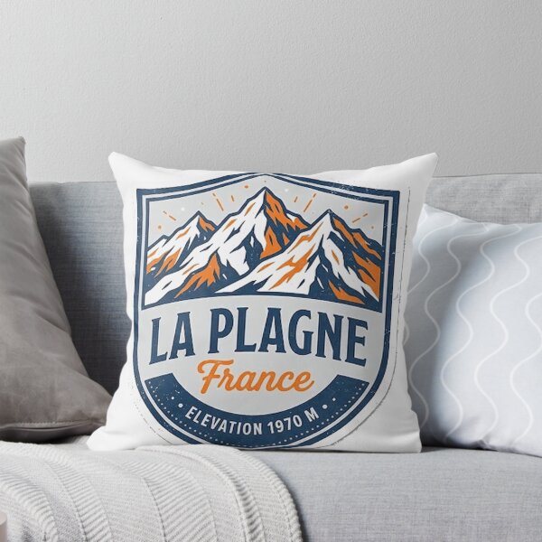 Item preview, La Plagne, France, Ski Resort, Mountain Design Oversized T-Shirt designed and sold by teluguredbubble.
