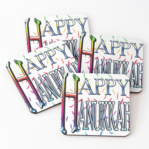 Item preview, Happy Hanukkah Colorful Celebration - Jewish Holiday Festival of Lights Design designed and sold by iceberg5000000.