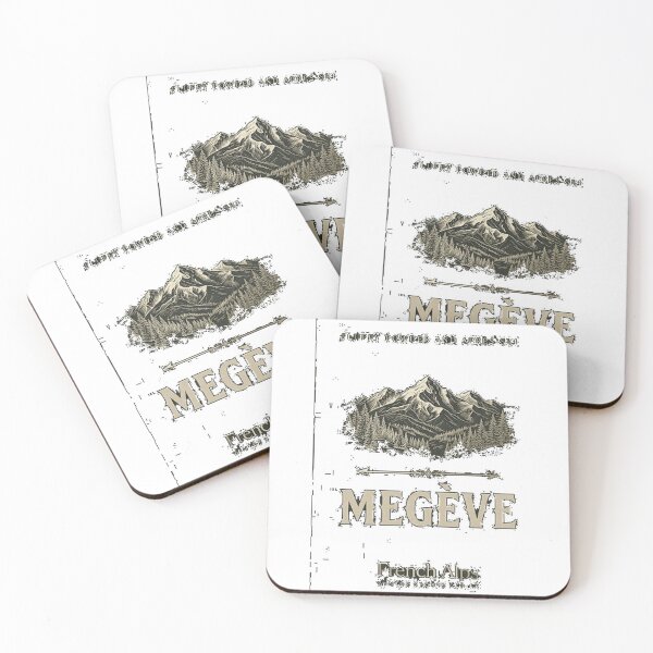 Item preview, Megève Winter Sports Fluffy Powder & Après-Ski Essential T-Shirt designed and sold by PrintWaveMagic.