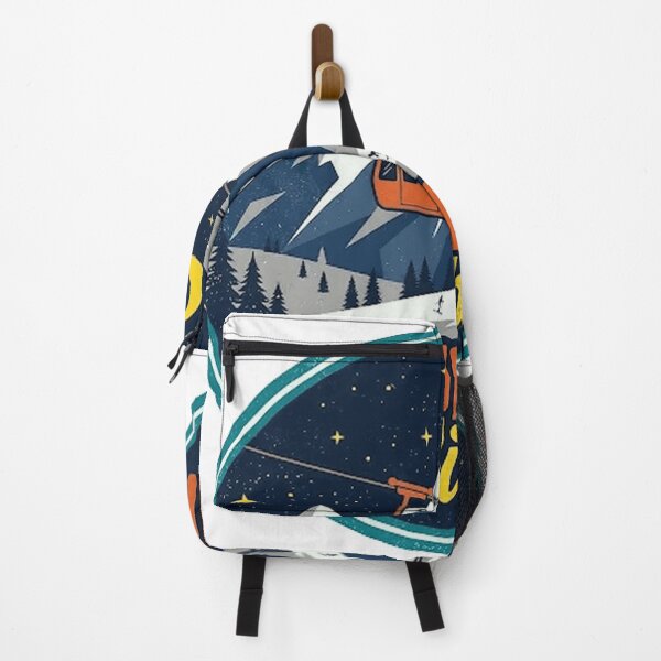 Item preview, Mountain Vibes retro ski art snowboard art vintage ski Classic T-Shirt designed and sold by Cute-Pretty.