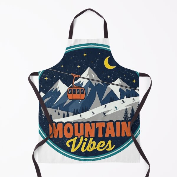 Item preview, Mountain Vibes retro ski art snowboard art vintage ski Classic T-Shirt designed and sold by Cute-Pretty.