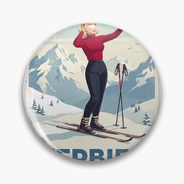 Item preview, Verbier ski poster Oversized T-Shirt designed and sold by RoReshop.