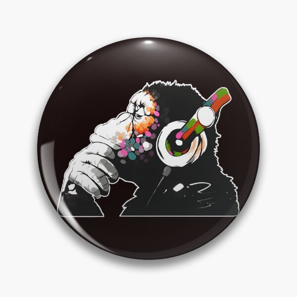 Artikelvorschau, Grafik Chimp Beats Kopfhörer Kunst entworfen und verkauft von RoadshadeArt.