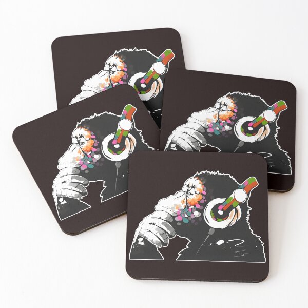 Item preview, Graphic Chimp Beats Headphones Art designed and sold by RoadshadeArt.