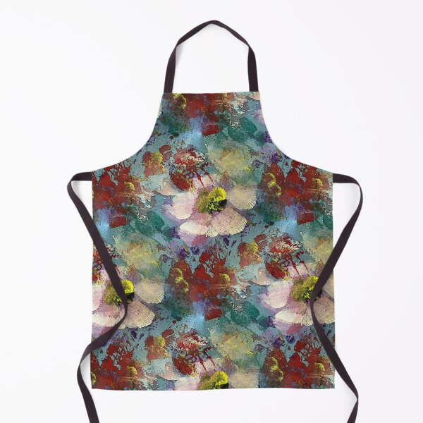 Item preview, Spring Flower Garden in Blue and Red designed and sold by Artistestella.
