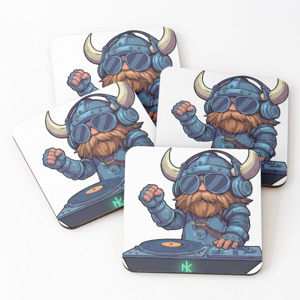 Item preview, Norse Kode | Cute DJ Viking designed and sold by adagrad.