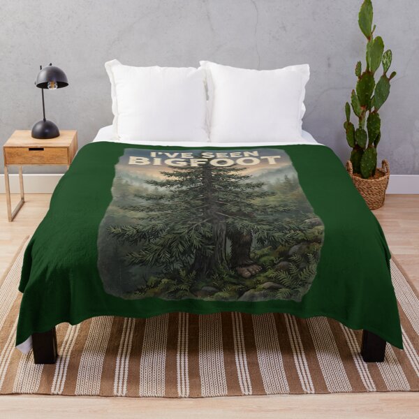 Item preview, I've Seen Bigfoot Pine Tree Forest Funny Cryptid Hiking designed and sold by FrozenFits.