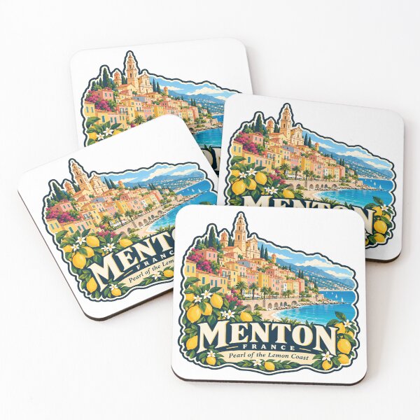 Item preview, Menton France Pearl Of The Lemon Coast French Riviera Travel Souvenir designed and sold by JasonStars123.