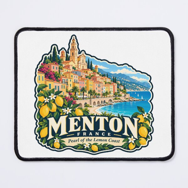 Item preview, Menton France Pearl Of The Lemon Coast French Riviera Travel Souvenir designed and sold by JasonStars123.
