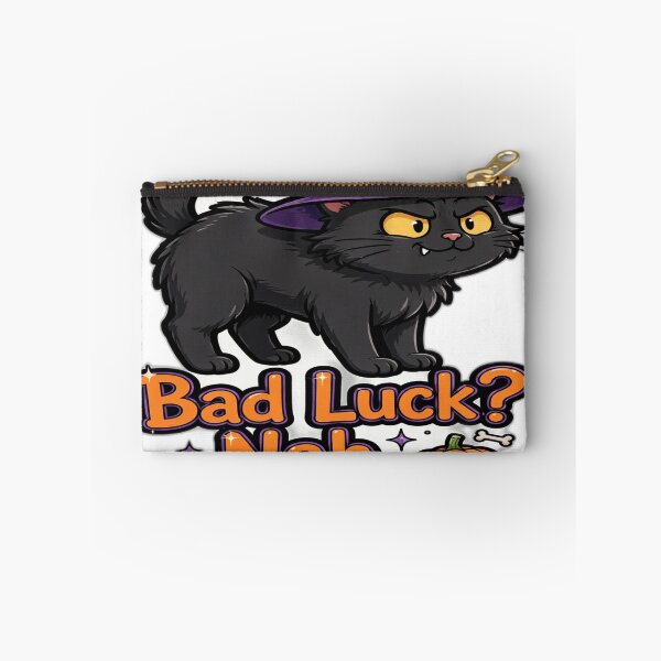 Item preview, Black Cat Halloween Shirt, Bad Luck Nah Cute Witch Hat T-Shirt designed and sold by AdliUltra.