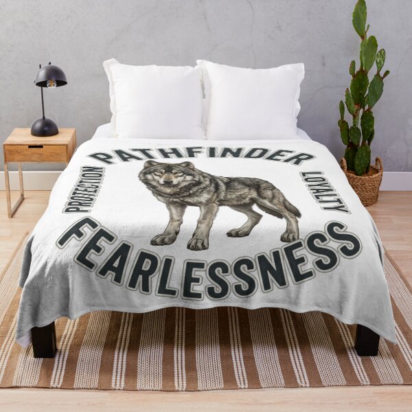 Item preview, Totem Animal: Wolf Spiritual Symbolism designed and sold by The She Shed.