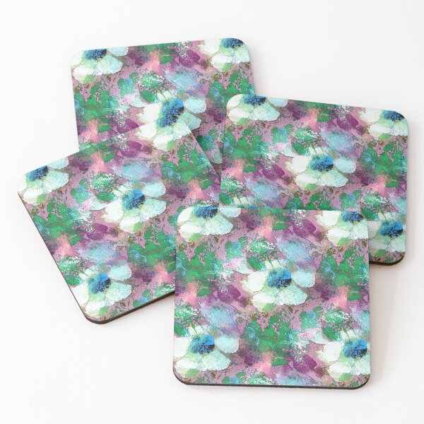 Item preview, Spring Flower Garden in Green and Pink designed and sold by Artistestella.