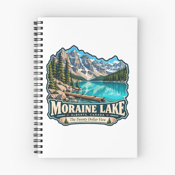 Item preview, Moraine Lake Alberta, Canada The Twenty Dollar View Canadian Rockies Travel Souvenir designed and sold by JasonStars123.
