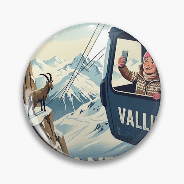 Item preview, St.Anton retro ski poster Premium T-Shirt designed and sold by BlaqboyDesigns.