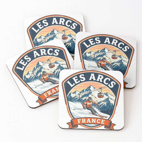 Item preview, Les Arcs France Ski Retro Mountain Graphic Classic T-Shirt designed and sold by Fester's Designs.
