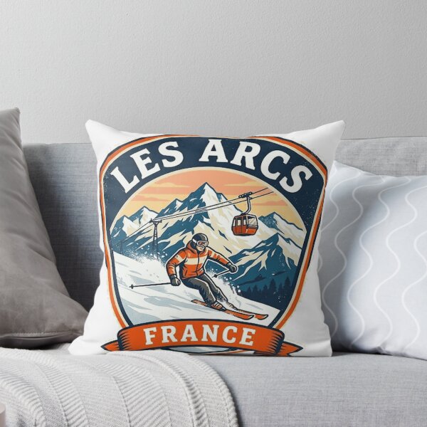 Item preview, Les Arcs France Ski Retro Mountain Graphic Classic T-Shirt designed and sold by Fester's Designs.