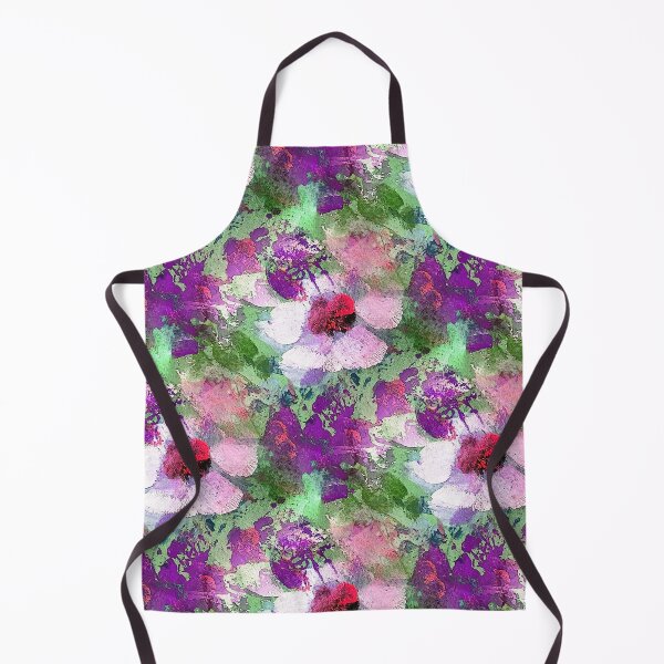 Item preview, Spring Flower Garden in Green and Mauve designed and sold by Artistestella.