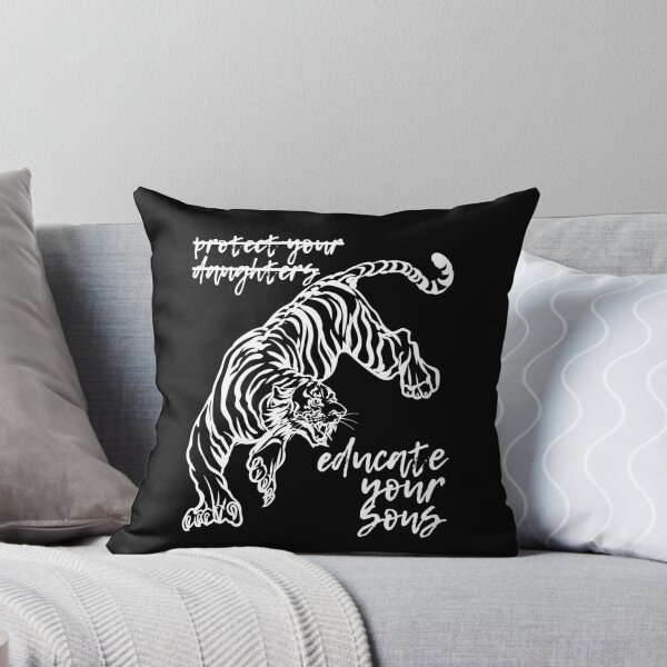 Item preview, Educate Your Sons Feminist Tiger designed and sold by Galactic-Stoner.
