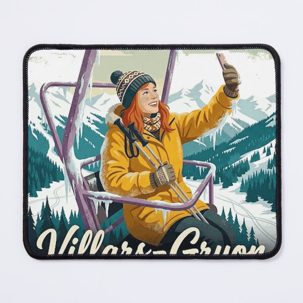 Item preview, Villars-Gryon ski poster Classic T-Shirt designed and sold by Atros.