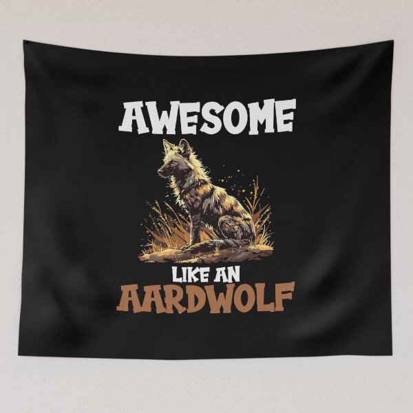 Item preview, Aardwolf Proteles Hyena Safari Mammal (14) designed and sold by DistortedDemon.