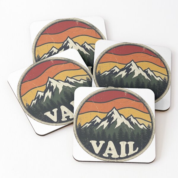 Item preview, Retro Vail Colorado Mountains Ski Vintage Essential T-Shirt designed and sold by MyAnimations.