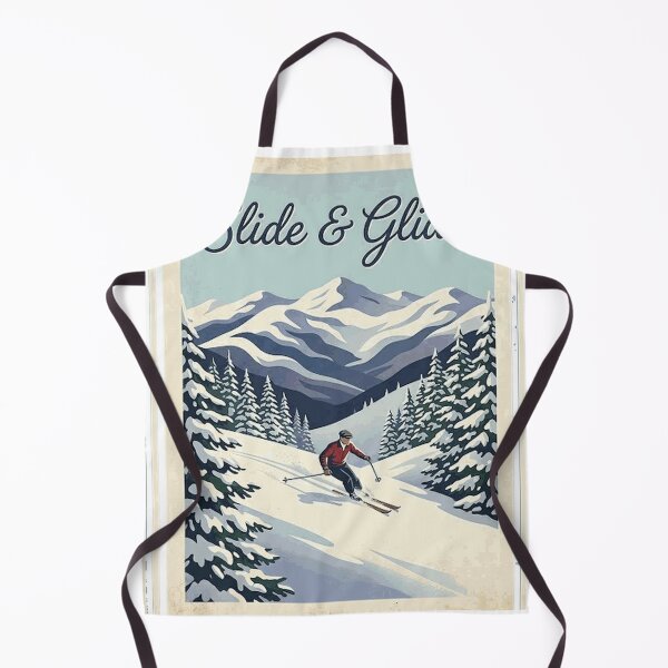 Item preview, Slide And Glide Retro Ski Poster Poster Classic T-Shirt designed and sold by LoveyBug78.