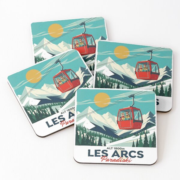 Item preview, Les Arc poster Oversized T-Shirt designed and sold by Alan Cruz.