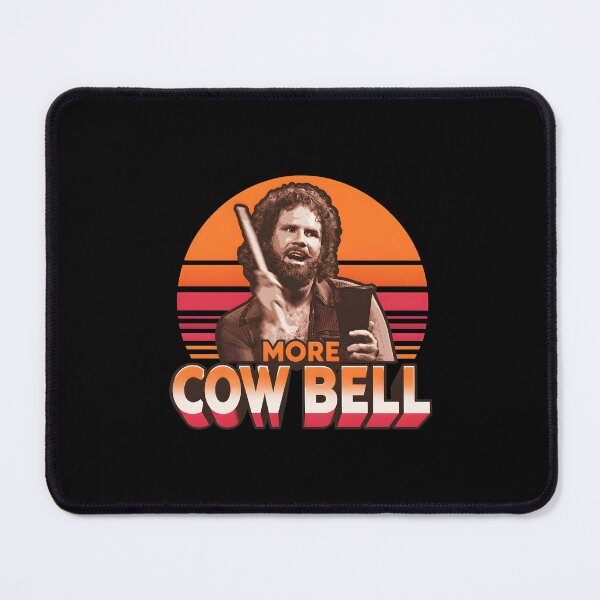 Item preview, More Cowbell Retro Comedy Legend Sunset designed and sold by WatercolorWhis.