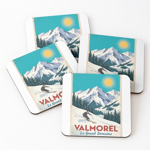 Item preview, Valmorel ski poster Boxy T-Shirt designed and sold by Fr0y000.