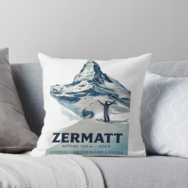Item preview, Vintage Zermatt Switzerland Travel Classic T-Shirt designed and sold by VibeCrafteria.