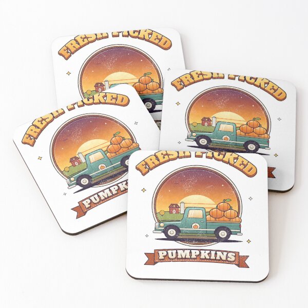 Item preview, Fresh Picked Pumpkins Vintage Truck Fall Farm Sunset designed and sold by MiniSaga Shop.