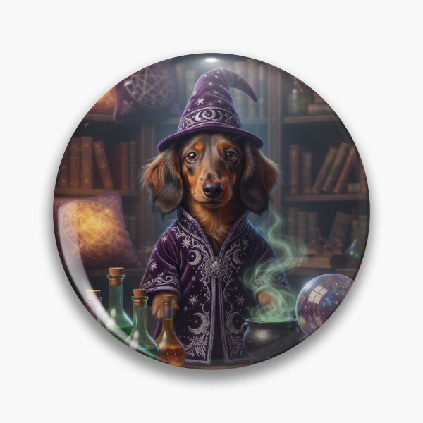 Item preview, Long Haired Dachshund Wizard Apprentice designed and sold by made by Golightly x.