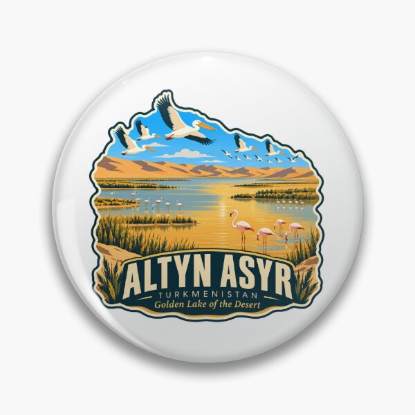Item preview, Altyn Asyr Turkmenistan Golden Lake Of The Desert Travel Souvenir Central Asia designed and sold by JasonStars123.