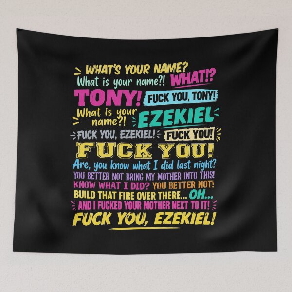 Item preview, Tony Ezekiel Meme Text designed and sold by OrtizCarson.