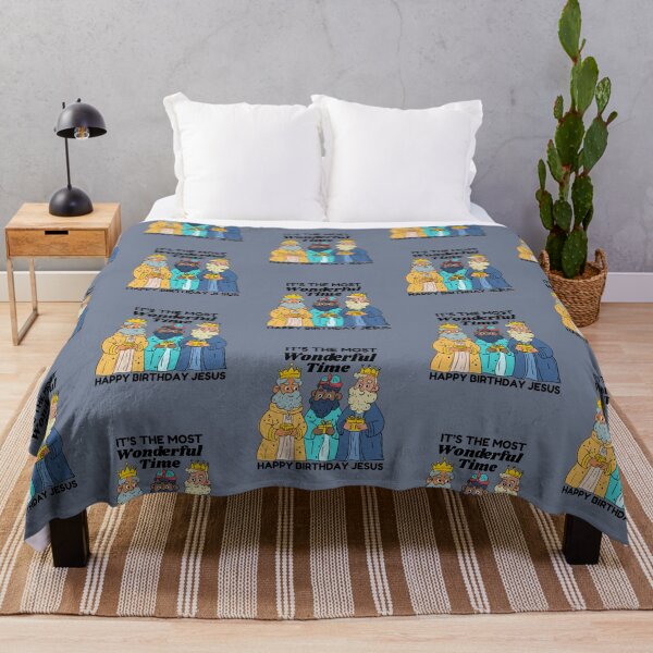 Item preview, Happy Birthday Jesus Wise Men Most Wonderful Time Christian Christmas Funny Holiday designed and sold by Forevermore.