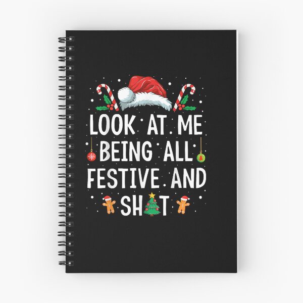 Item preview, Sarcastic Christmas Quote with Hat and Gingerbread designed and sold by DogoMalulu.