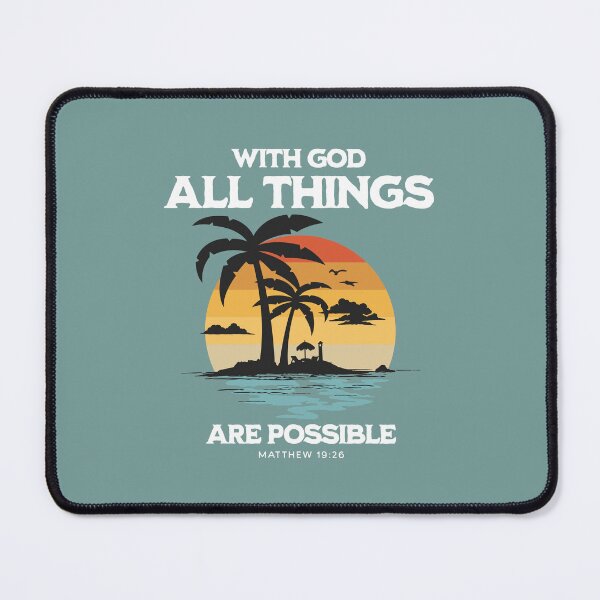 Item preview, With God All Things Are Possible Faith Looks Good designed and sold by FaithLooksGood.