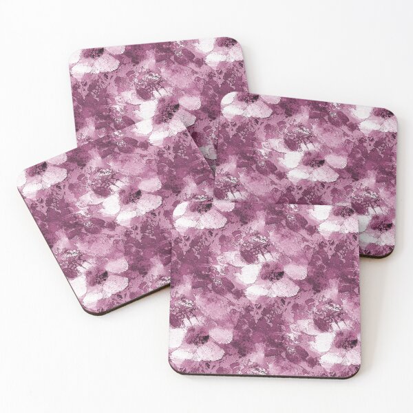 Item preview, Spring Flower Garden in Maroon designed and sold by Artistestella.