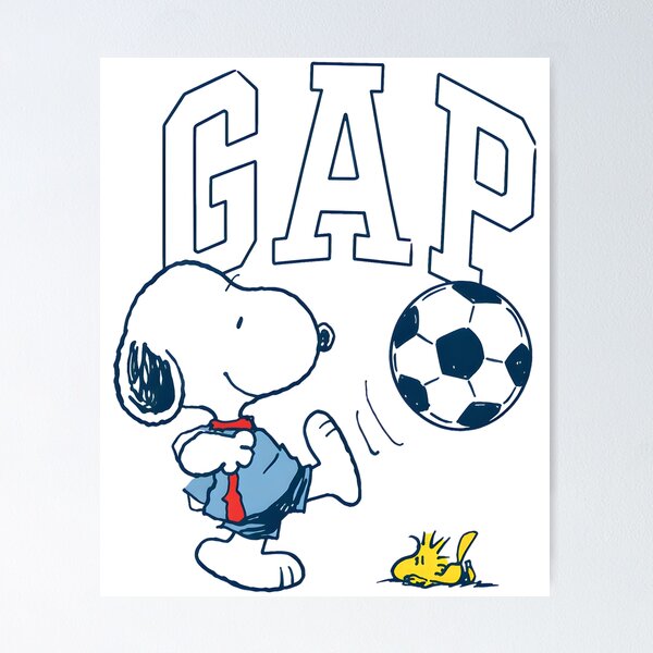 Item preview, Snoopy Playing Soccer GAP designed and sold by LucianaMoraes.