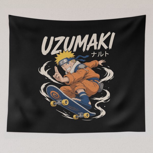 Item preview, Naruto Uzumaki Skate designed and sold by HarmonySteele.