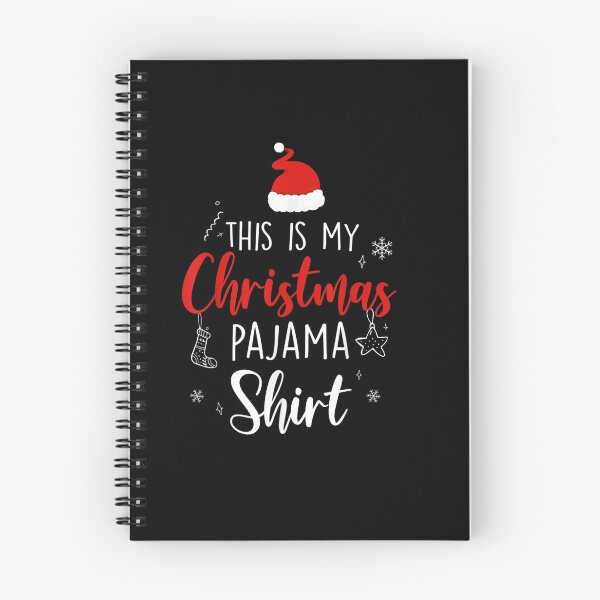 Item preview, Christmas Pajama Quote with Santa Hat designed and sold by DogoMalulu.