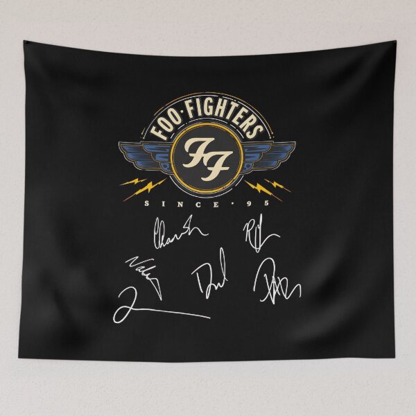 Item preview, FooFightersBand Logo Signatures Since 1995  designed and sold by WatercolorWhis.